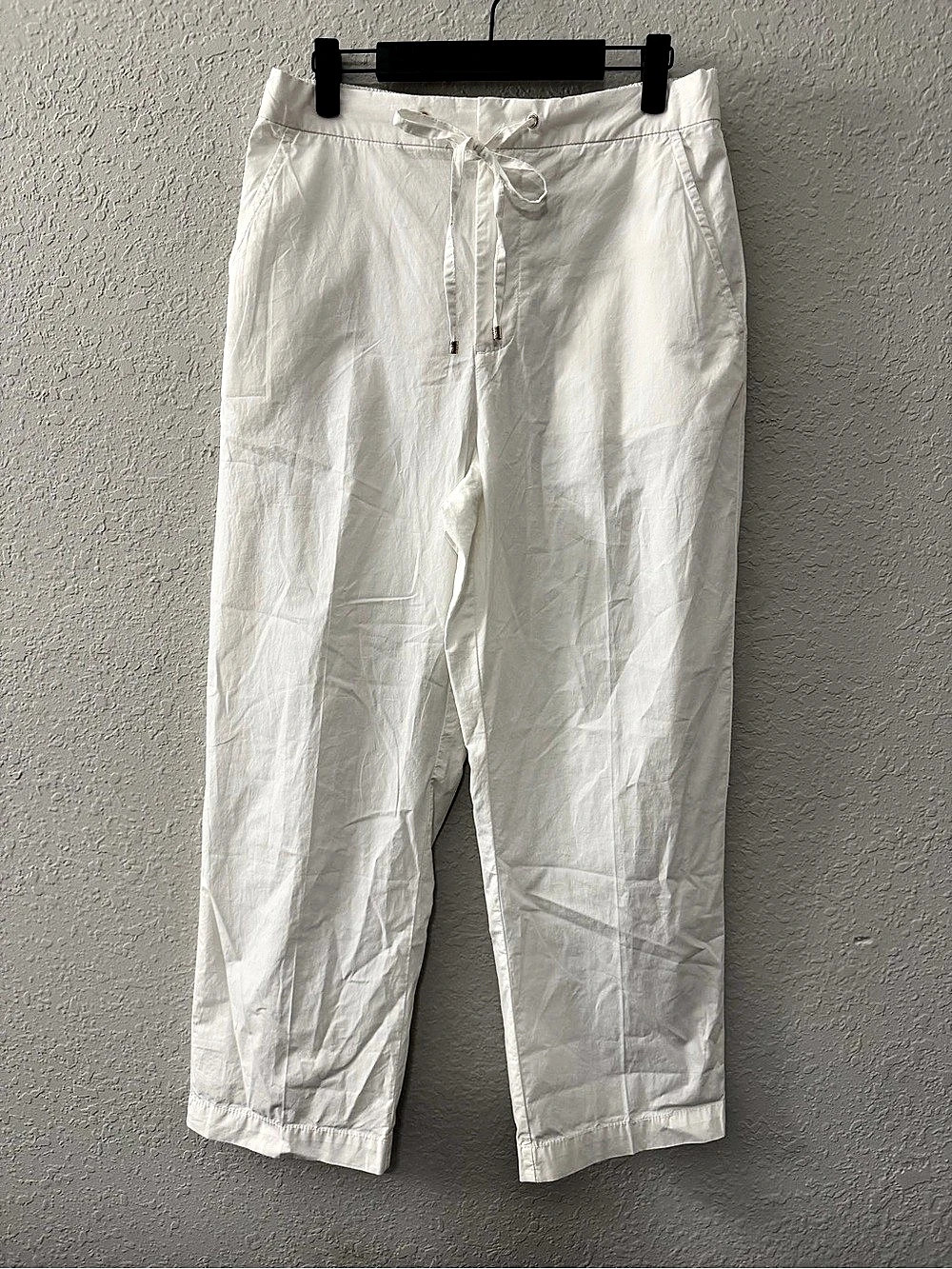 Tommy Hilfiger Women’s Cotton Pants White Size 8 Like New